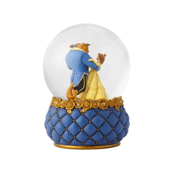 Walt Disney Beauty and the Beast Dancing 6.5" Water Globe NEW BOXED picture