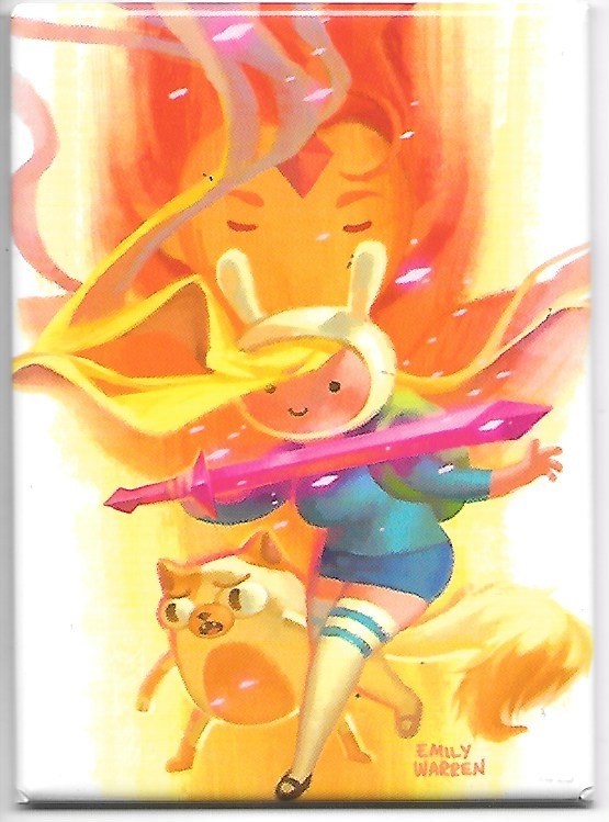 Adventure Time Animated TV Series Fioana Cake Flame Refrigerator Magnet NEW