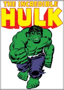 Marvels The Incredible Hulk Running Under Name Comic Art Refrigerator Magnet NEW