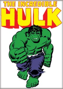 Marvels The Incredible Hulk Running Under Name Comic Art Refrigerator Magnet NEW picture