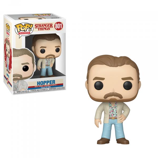 Stranger Things 3rd Season Hopper Date Night POP! Figure Toy #801 FUNKO MIB NEW