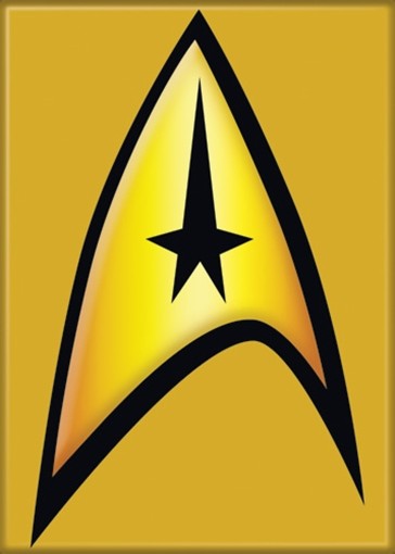 Star Trek: The Original Series Command Insignia Magnet, NEW UNUSED picture