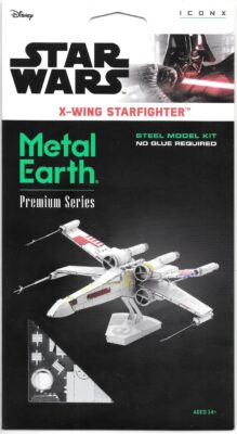 Star Wars X-Wing Starfighter Metal Earth Laser Cut Premium Series Model Kit NEW