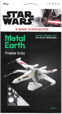 Star Wars X-Wing Starfighter Metal Earth Laser Cut Premium Series Model Kit NEW picture