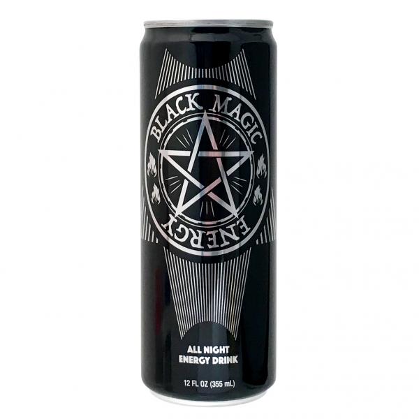 Black Magic Sweet Liquid Energy Drink 12 oz Illustrated Can SEALED