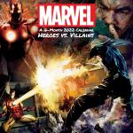 Marvel Heroes vs Villains Comic Book Art 16 Month 2022 Wall Calendar NEW SEALED