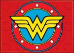 DC Comics Wonder Woman WW Stars Logo On Red Refrigerator Magnet, NEW UNUSED