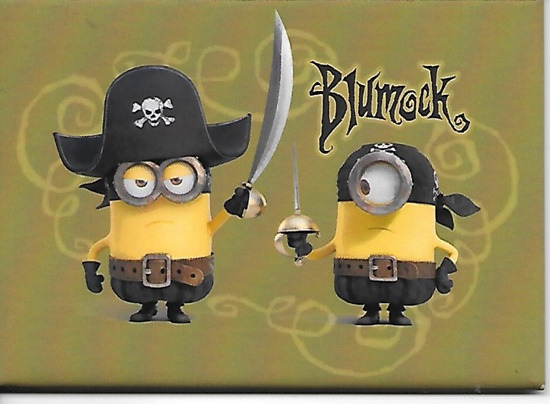 Minions Movie Eye Matey Stuart and Kevin as Pirates Refrigerator Magnet UNUSED picture