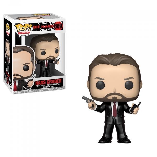 Die Hard Movie Hans Gruber with Pistol Vinyl POP! Figure Toy #669 FUNKO MIB