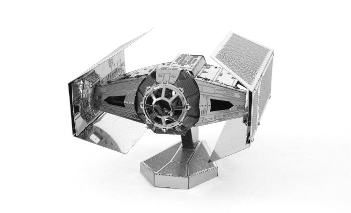 Star Wars Vader Tie Fighter Metal Earth 3-D Laser Cut Steel Model Kit #MMS253 picture