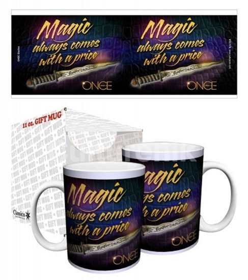 Once Upon A Time Magic Comes With A Price 11 oz Ceramic Coffee Mug NEW BOXED