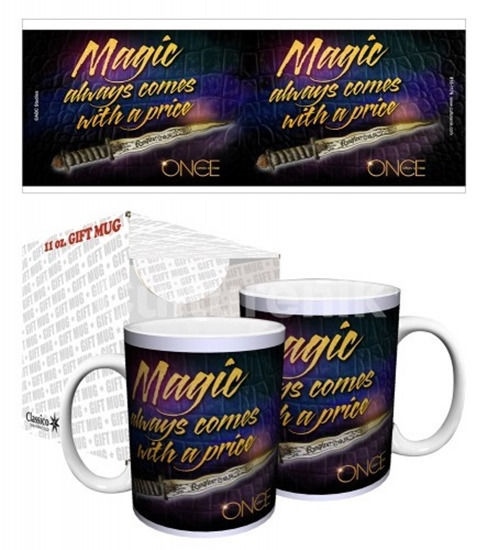 Once Upon A Time Magic Comes With A Price 11 oz Ceramic Coffee Mug NEW BOXED picture