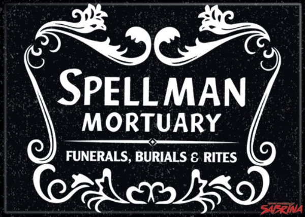 The Chilling Adventures of Sabrina Spellman Mortuary Logo Refrigerator Magnet picture