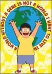 Bob’s Burgers Animated TV Series A World Without Gene Refrigerator Magnet UNUSED