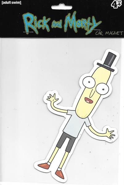 Rick and Morty Animated TV Series Mr. Poopybutthole Standing Figure Car Magnet