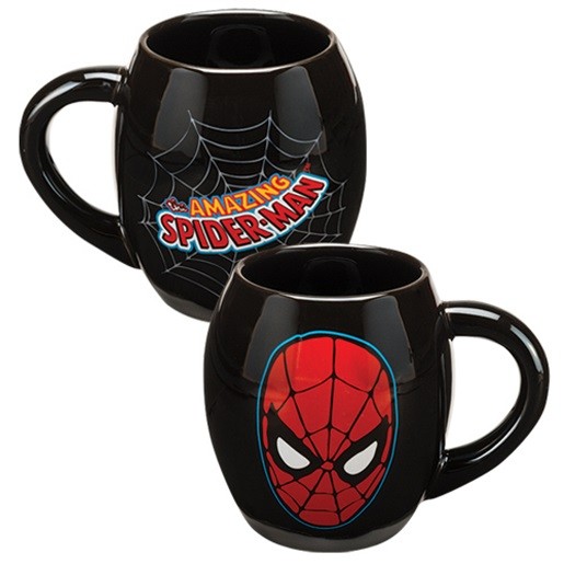 The Amazing Spider-Man Art Images 18 oz. Ceramic Oval Coffee Mug NEW UNUSED picture