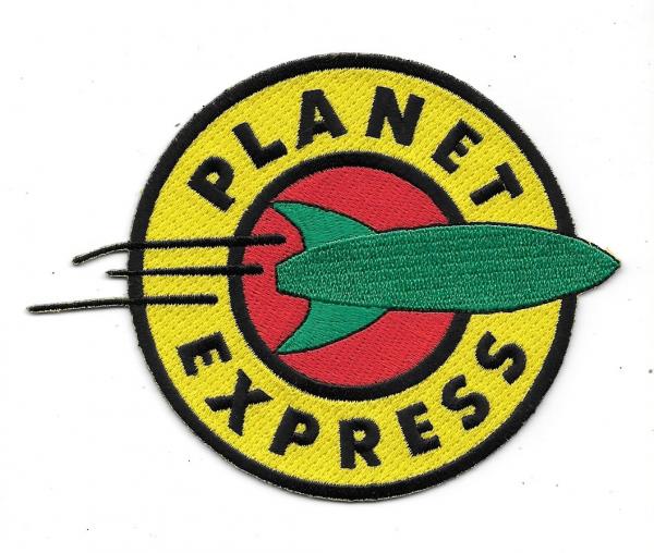 Futurama Animated TV Series Planet Express Logo Embroidered Patch NEW UNUSED