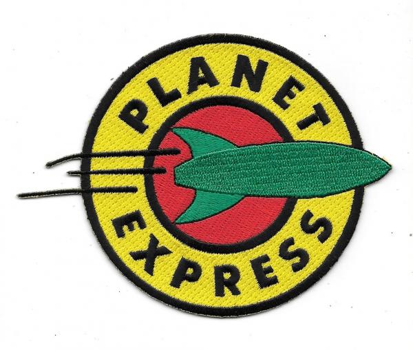 Futurama Animated TV Series Planet Express Logo Embroidered Patch NEW UNUSED picture