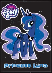 My Little Pony Princess Luna Standing Image Refrigerator Magnet NEW UNUSED picture