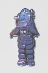 Forbidden Planet Robby the Robot Figure Cloisonne Metal Die-Cut Pin NEW UNUSED