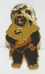 Star Wars: Wicket the Ewok Full Figure Enamel Metal Pin, NEW UNUSED