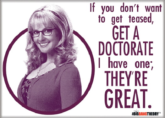 The Big Bang Theory Bernadette Get A Doctorate They're Great Magnet, NEW UNUSED picture