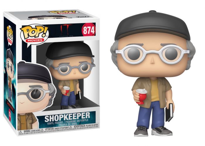 IT! The Movie Chapter 2 Shop Keeper Stephen King POP! Figure Toy #874 FUNKO MIB