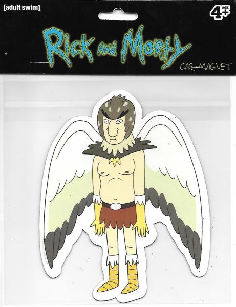 Rick and Morty Animated TV Series Birdman Figure Image Car Magnet NEW UNUSED picture