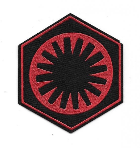 Star Wars The Force Awakens Movie First Order Red Logo Embroidered Patch NEW picture