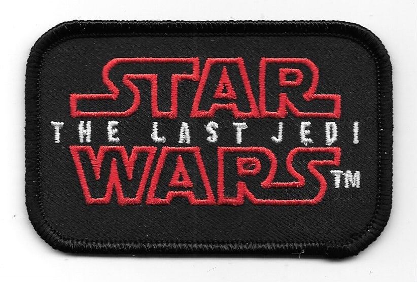 Star Wars Episode VIII: The Last Jedi Movie Name Logo Embroidered Patch NEW