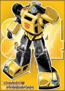 Transformers Animated TV Series Bumble Bee Figure Refrigerator Magnet NEW UNUSED