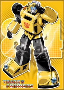 Transformers Animated TV Series Bumble Bee Figure Refrigerator Magnet NEW UNUSED picture