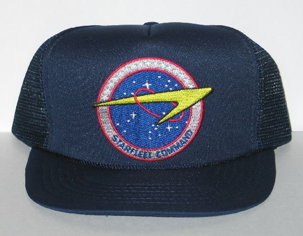 Star Trek Enterprise TV Series Star Fleet Command on a Blue Baseball Cap Hat