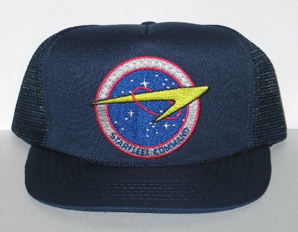 Star Trek Enterprise TV Series Star Fleet Command on a Blue Baseball Cap Hat picture