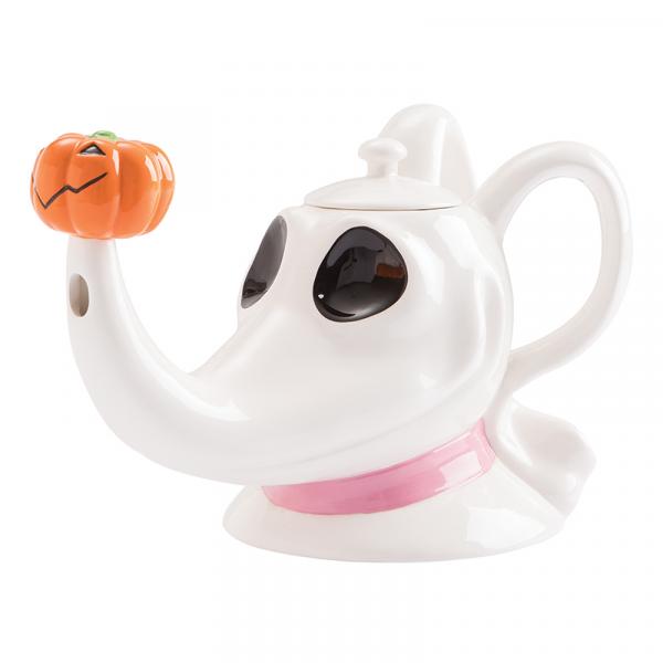 The Nightmare Before Christmas Movie Zero Head 38 oz Ceramic Teapot UNUSED BOXED picture