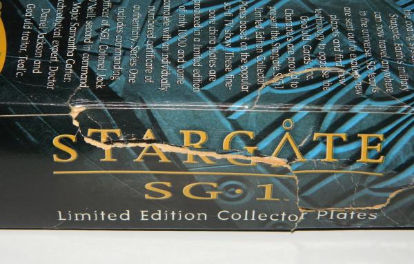 Stargate SG-1 Carter Collage Ltd Ed Numb Bone China Plate 2004 NO COA TORN BOX 1 NEW UNUSED picture
