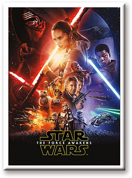 Star Wars Episode VII: The Force Awakens Poster Image Refrigerator Magnet NEW