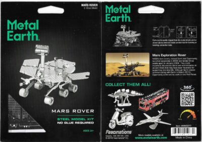 Mars Space Program Robot Rover Metal Earth Steel Model Kit NEW SEALED