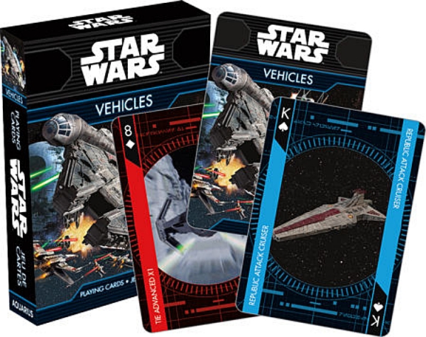 Star Wars Planetary & Space Vehicles Photo Illustrated Playing Cards Deck SEALED
