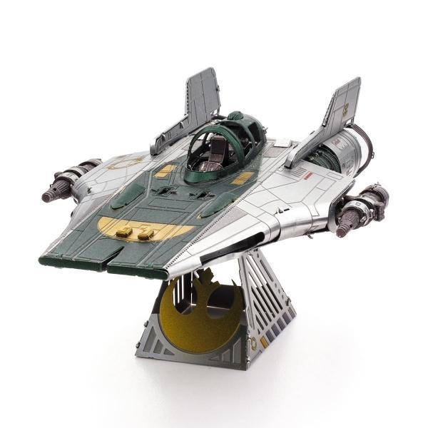 Star Wars Resistance A-Wing Fighter Metal Earth 3D Laser Cut Steel Model Kit NEW picture
