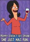 Bob’s Burgers Animated TV Series Linda Just Has Fun Refrigerator Magnet UNUSED