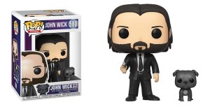 John Wick Movie In Black Suit with Dog Vinyl POP! Figure Toy #580 FUNKO NEW MIB