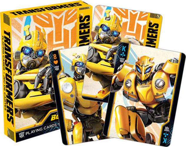 Transformers Bumblebee Movie Illustrated Poker Playing Cards 52 Images SEALED