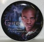 Buffy/Angel Ltd. Num. Gunn Image Bone China Plate J. August Richards Autographed NEW UNUSED