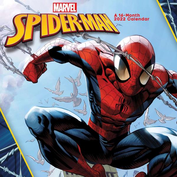 Marvel Comics Spider-Man Comic Art 16 Month 2022 Wall Calendar NEW SEALED