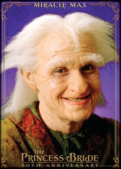 The Princess Bride Miracle Max Portrait 30th Anniversary Refrigerator Magnet NEW