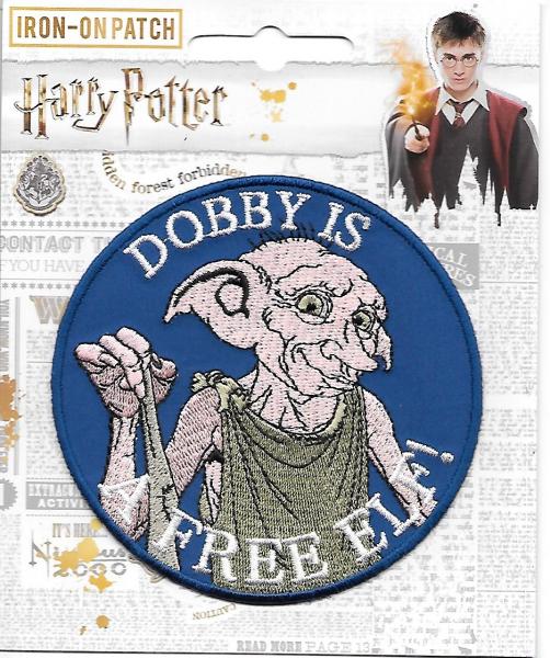 Harry Potter Dobby Is A Free Elf Figure Image Embroidered Patch NEW UNUSED