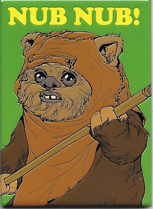 Star Wars Wicket The Ewok NUB NUB! Art Image Refrigerator Magnet NEW UNUSED picture