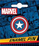 Marvel Comics Captain America Shield Logo Thick Metal Enamel Pin NEW UNUSED