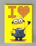 Despicable Me Movie I Heart Minion Art Image Refrigerator Magnet, NEW UNUSED